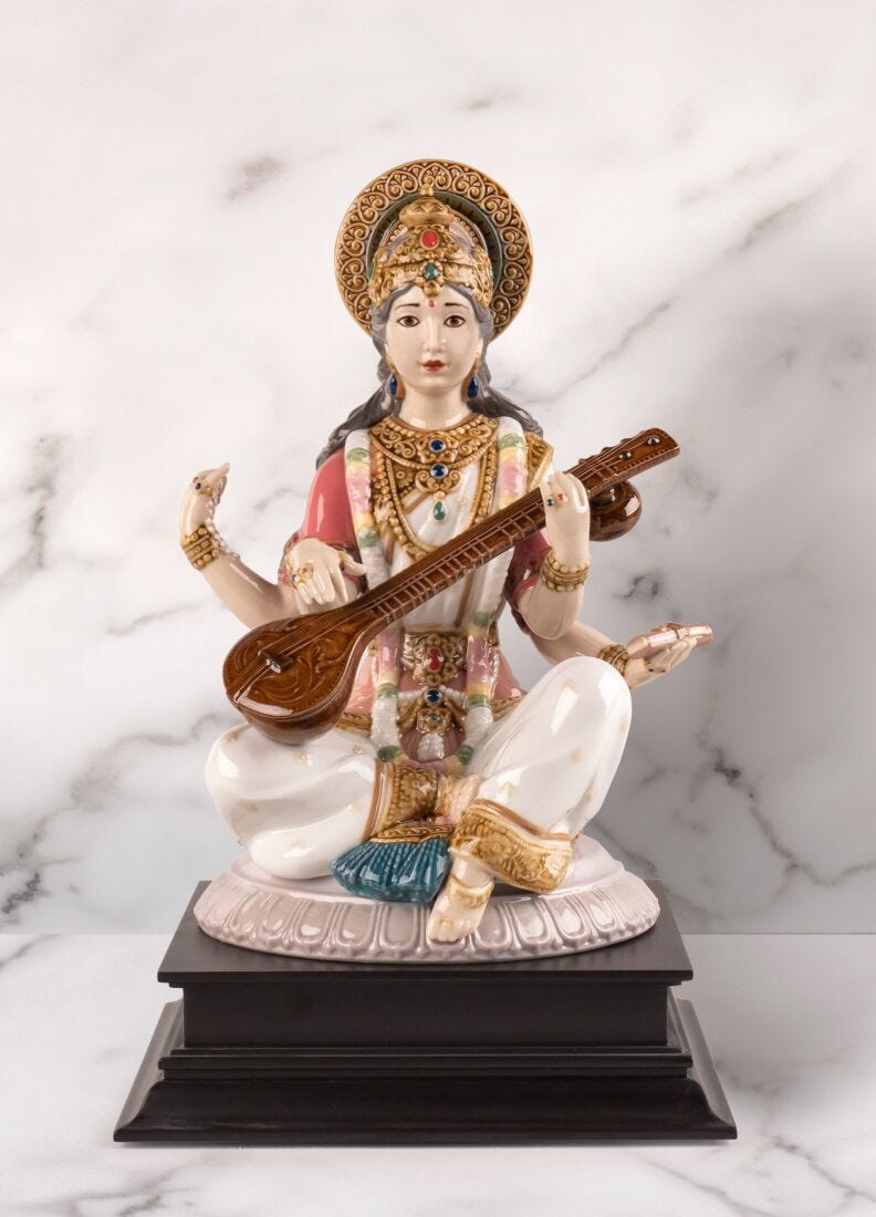 Goddess Saraswati Figurine, 7 of 8