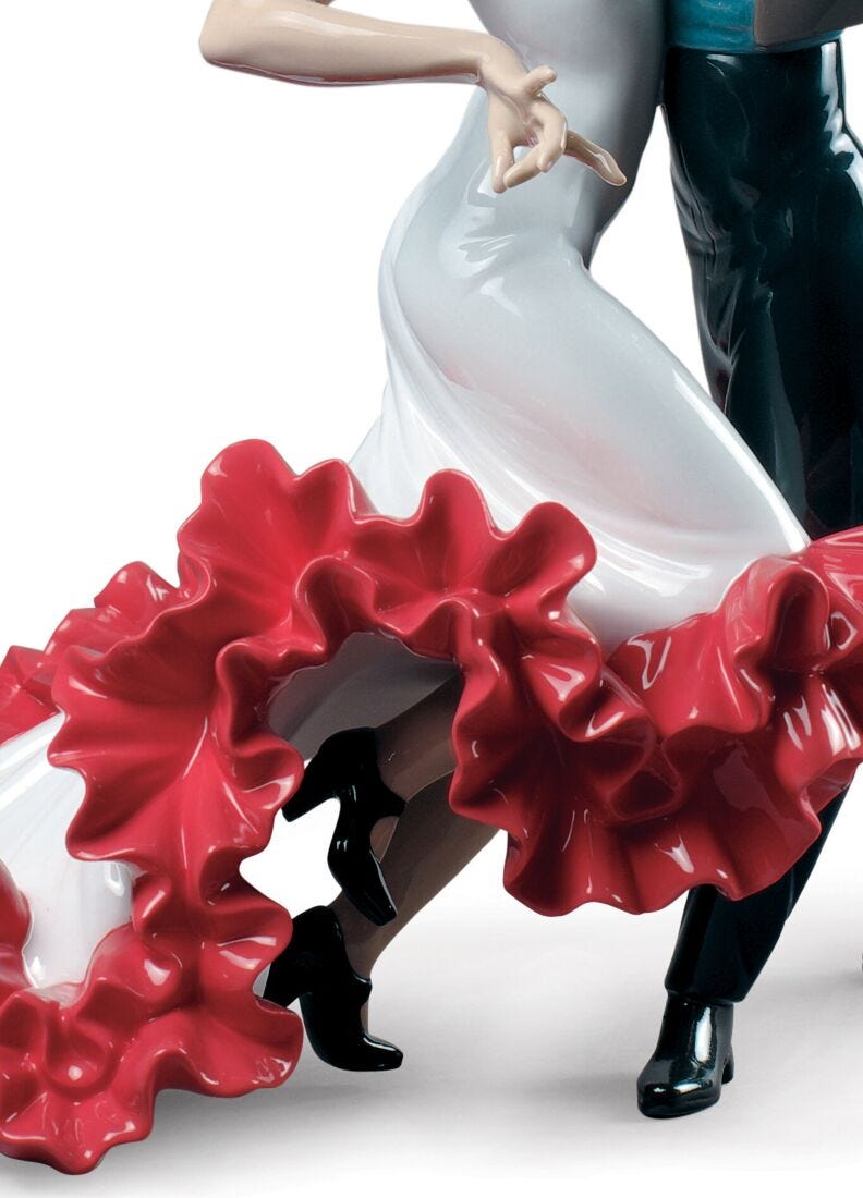 Flamenco dancers Couple Figurine, 4 of 6