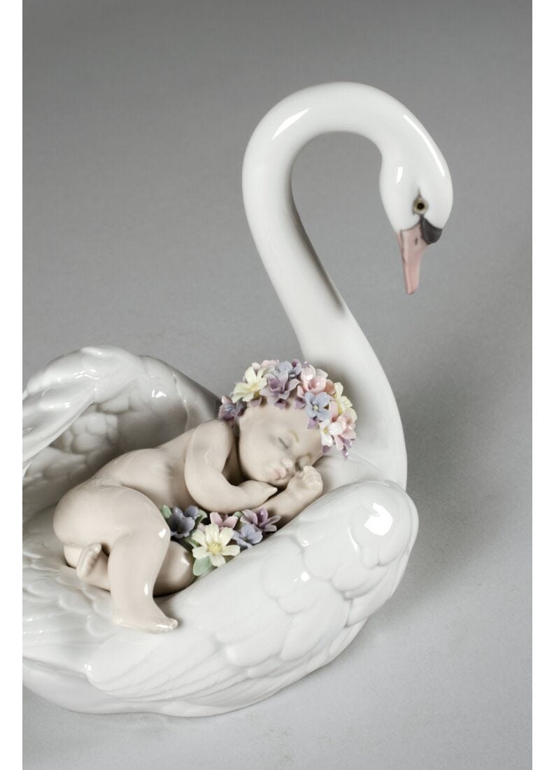 Drifting through Dreamland Swan Figurine, 3 of 7