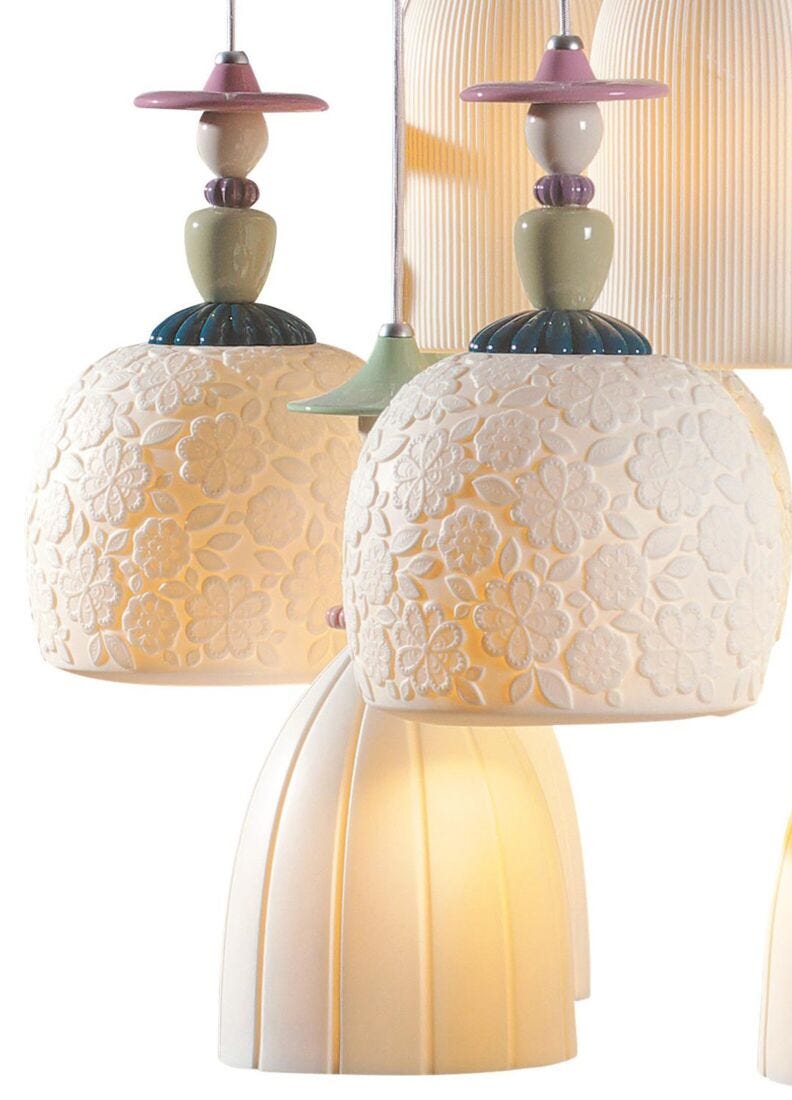 Mademoiselle 24 Lights Strolling through Blossoms Chandelier (US), 3 of 5