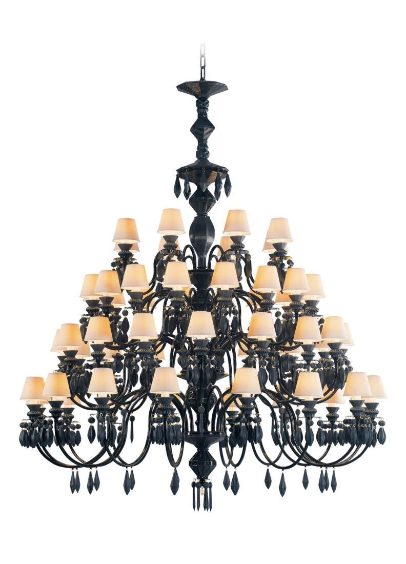 Chandelier Belle de Nuit 56 luces. Negro absoluto (CE/UK), 4 de 5