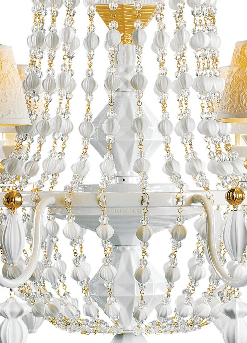Chandelier Winter Palace 6 luces. Lustre oro (US), 4 de 5