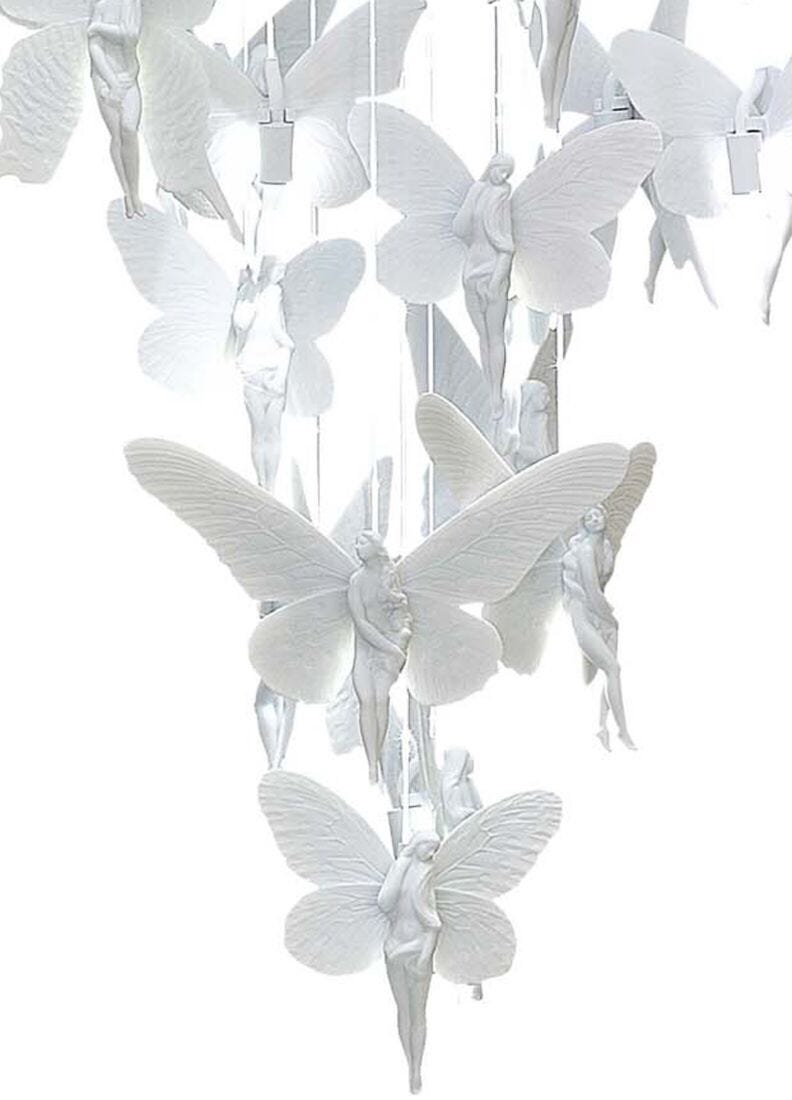 Chandelier Niágara 1,10 m (CE/UK). Blanco, 2 de 5