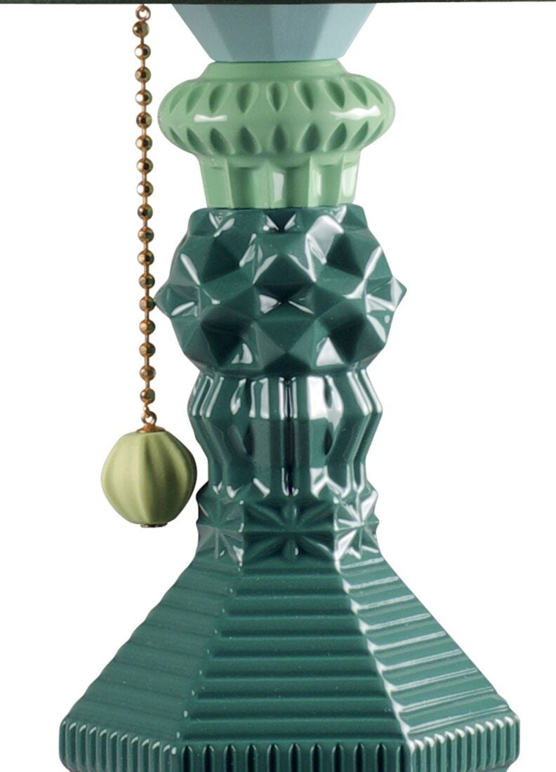 Lámpara de mesa Belle de Nuit. Verde (CE), 4 de 5