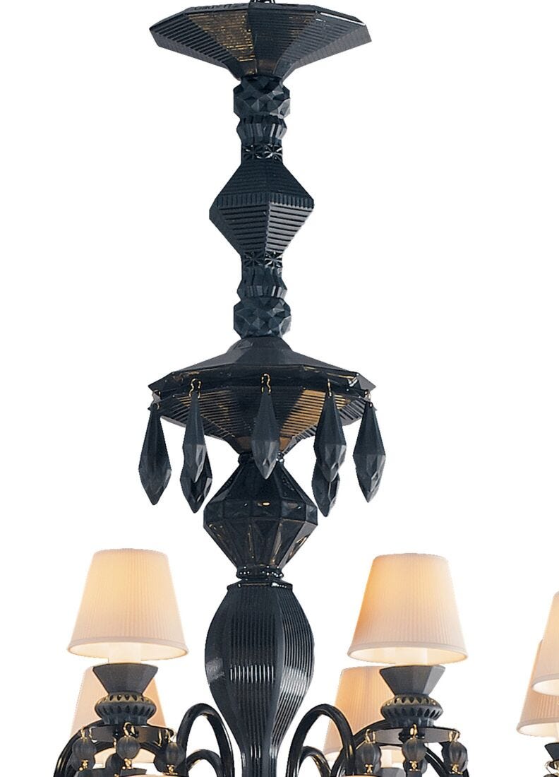 Chandelier Belle de Nuit 56 luces. Negro absoluto (CE/UK), 3 de 5