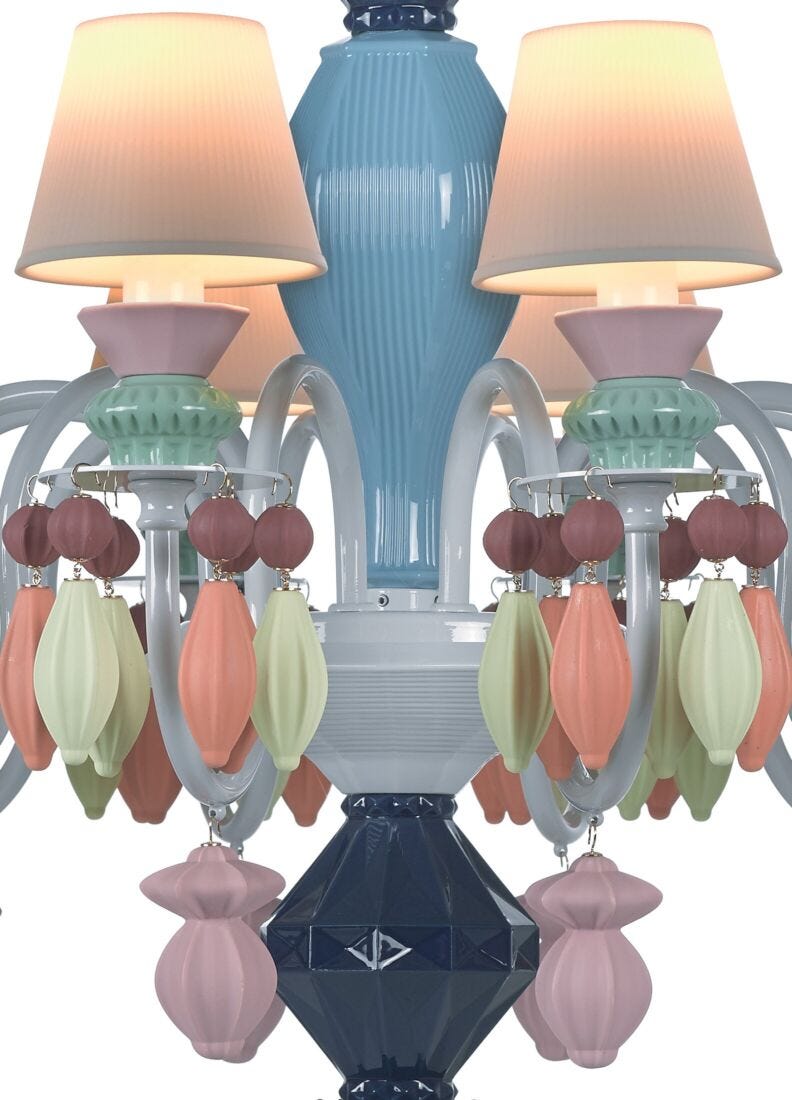 Chandelier Belle de Nuit 12 luces. Multicolor (CE/UK/CCC), 4 de 5