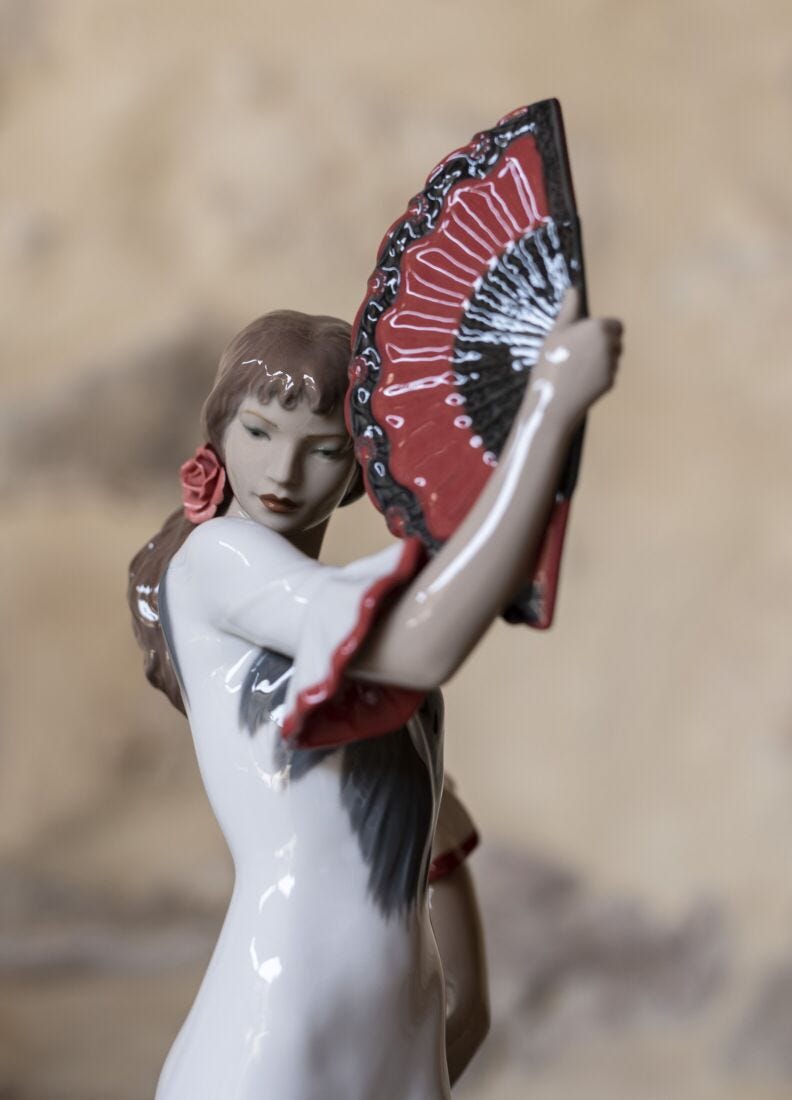 Passion and Soul Flamenco Woman Figurine. 60th Anniversary. Red, 7 of 7