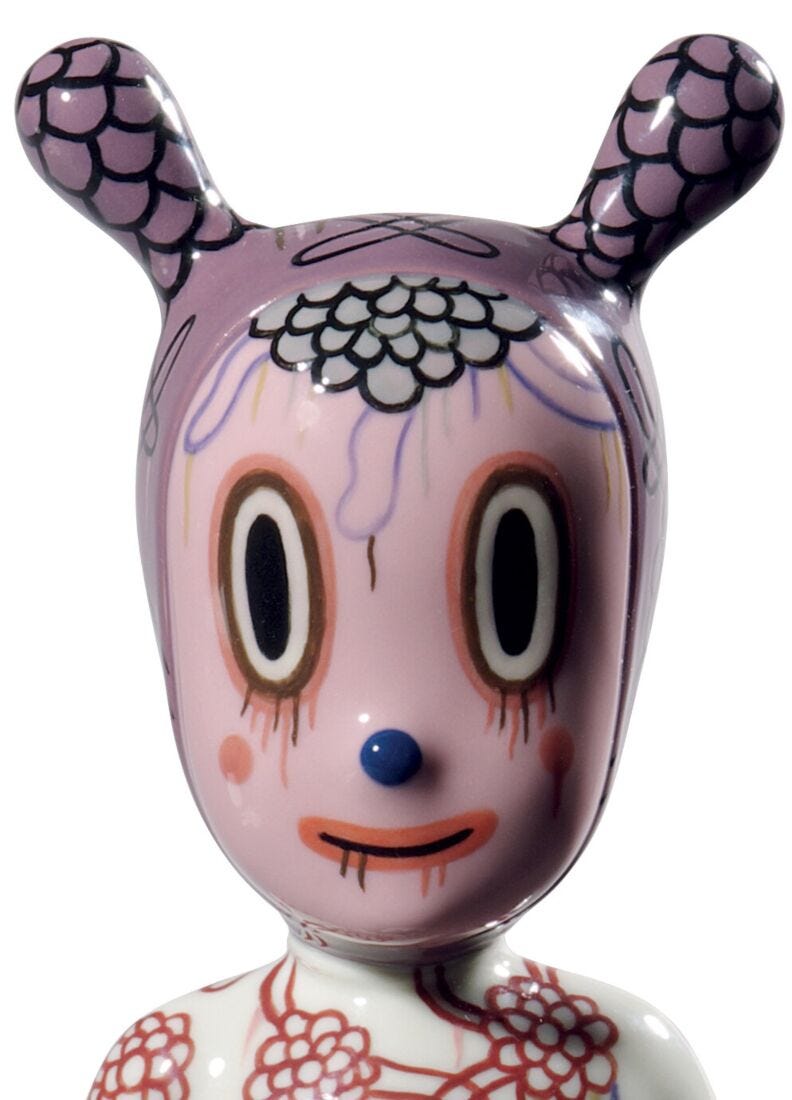 Escultura The Guest By Gary Baseman. Mddelo pequeño. Serie numerada, 2 de 6