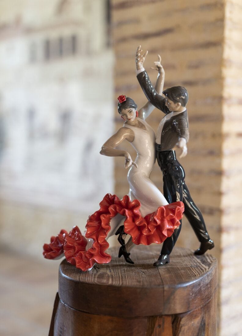 Flamenco dancers Couple Figurine, 2 of 6