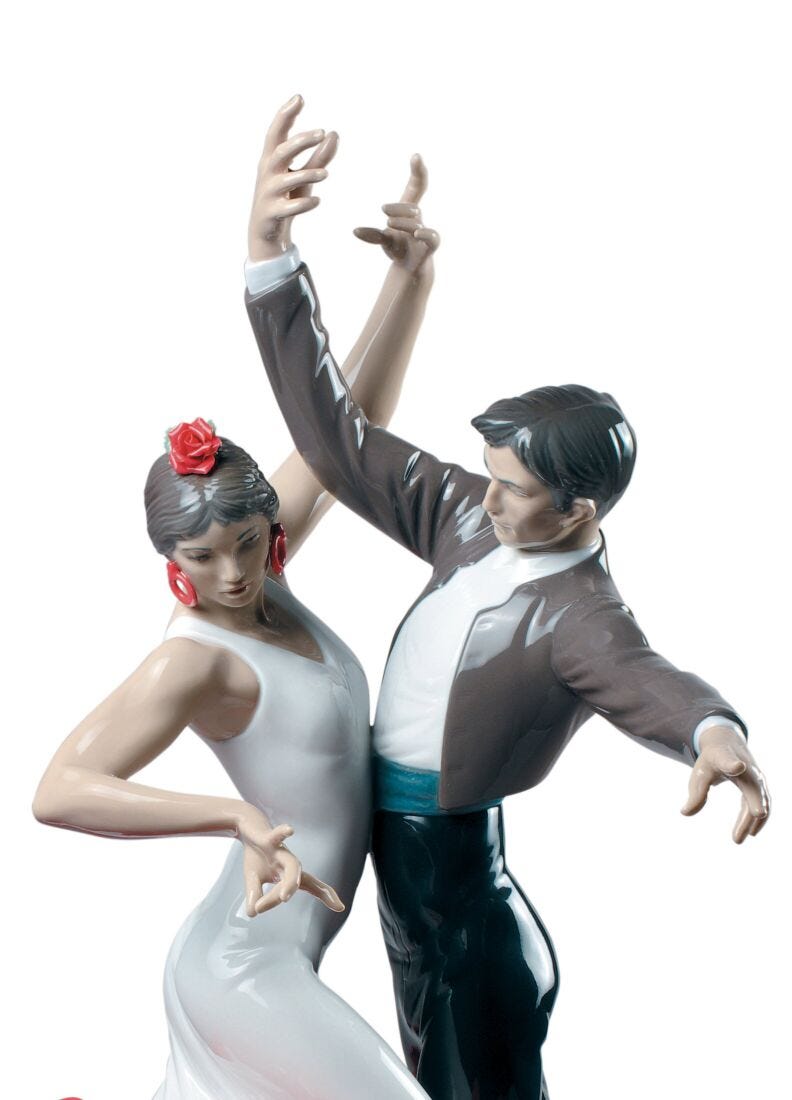Flamenco dancers Couple Figurine, 6 of 6