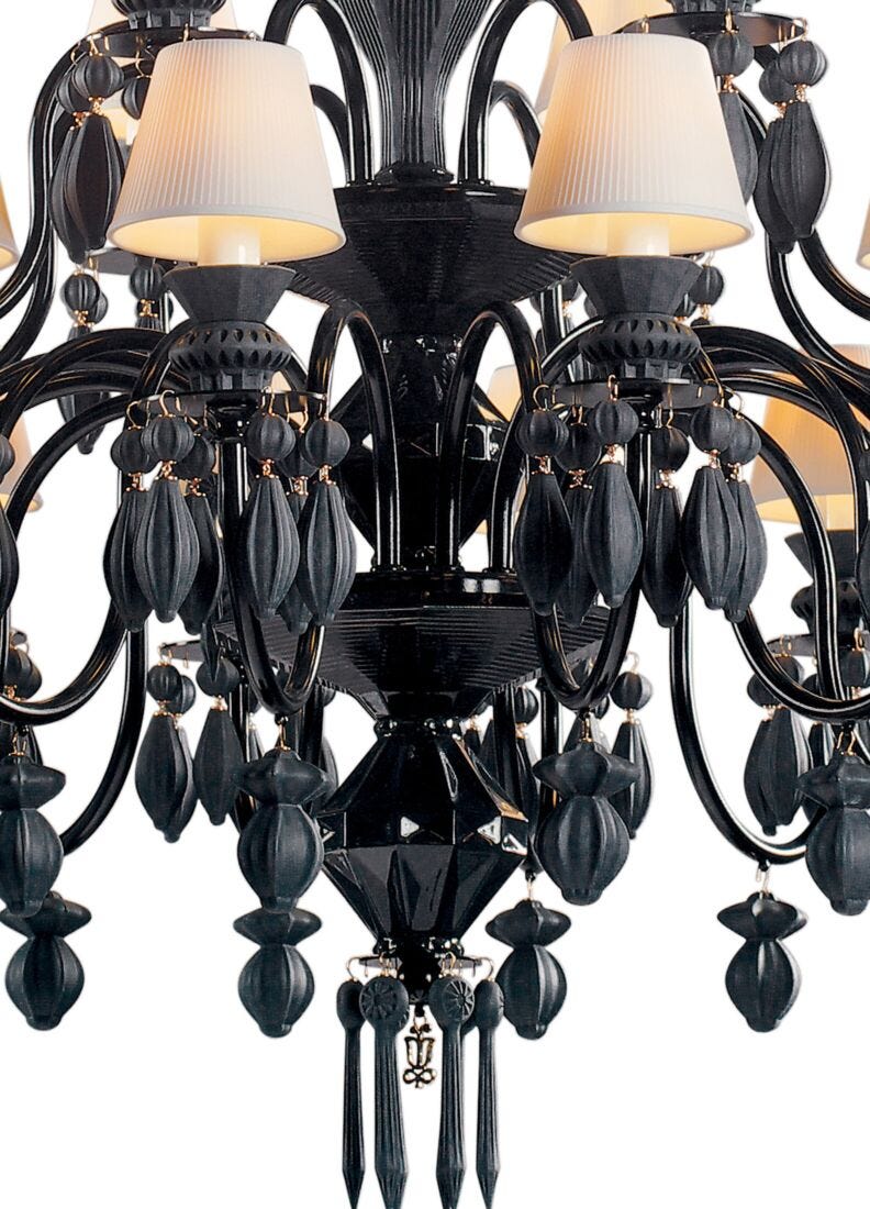 Chandelier Belle de Nuit 24 luces. Negro absoluto (CE/UK/CCC), 5 de 5