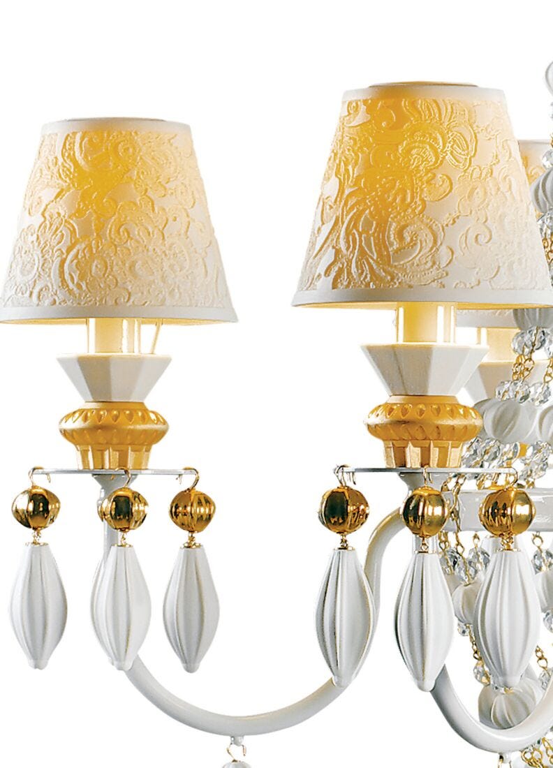 Chandelier Winter Palace 6 luces. Lustre oro (US), 3 de 5