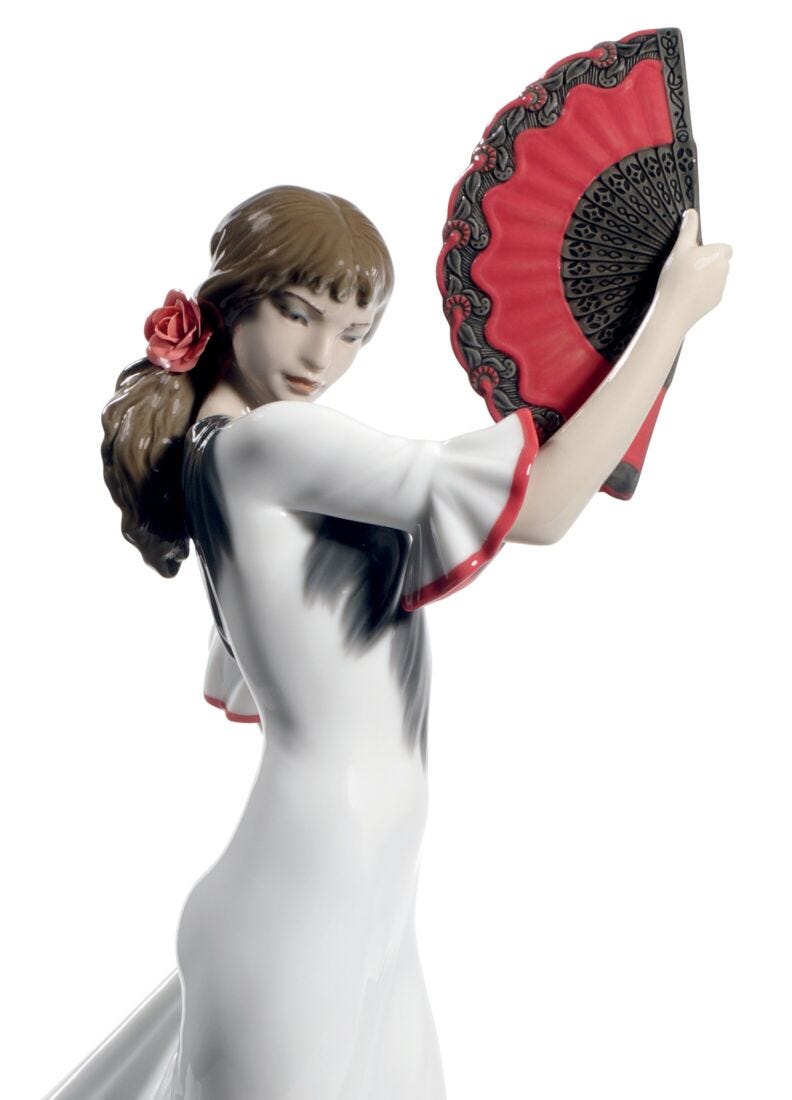 Passion and Soul Flamenco Woman Figurine. 60th Anniversary. Red, 4 of 7