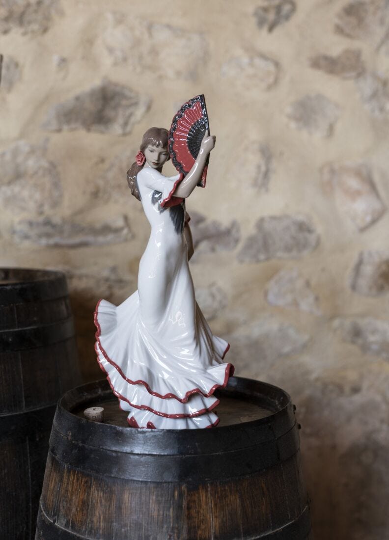 Passion and Soul Flamenco Woman Figurine. 60th Anniversary. Red, 2 of 7