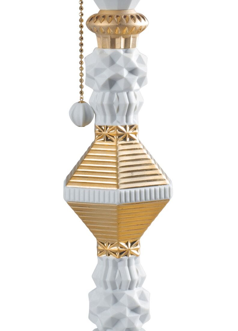 Lámpara de mesa Belle de Nuit. Lustre oro (CE), 3 de 5