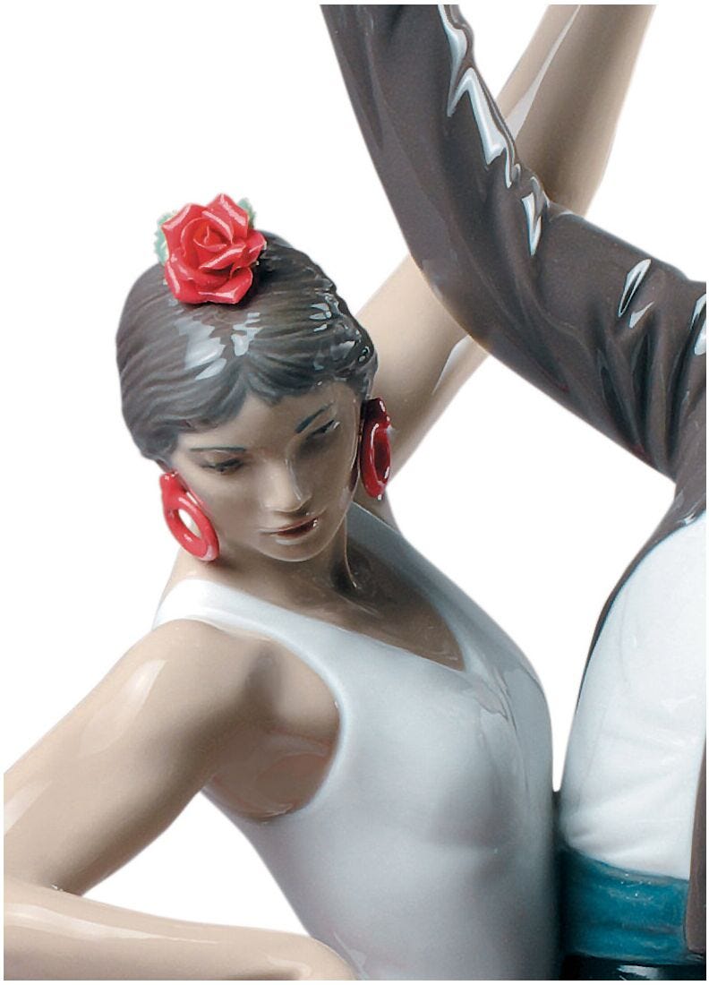 Flamenco dancers Couple Figurine, 3 of 6