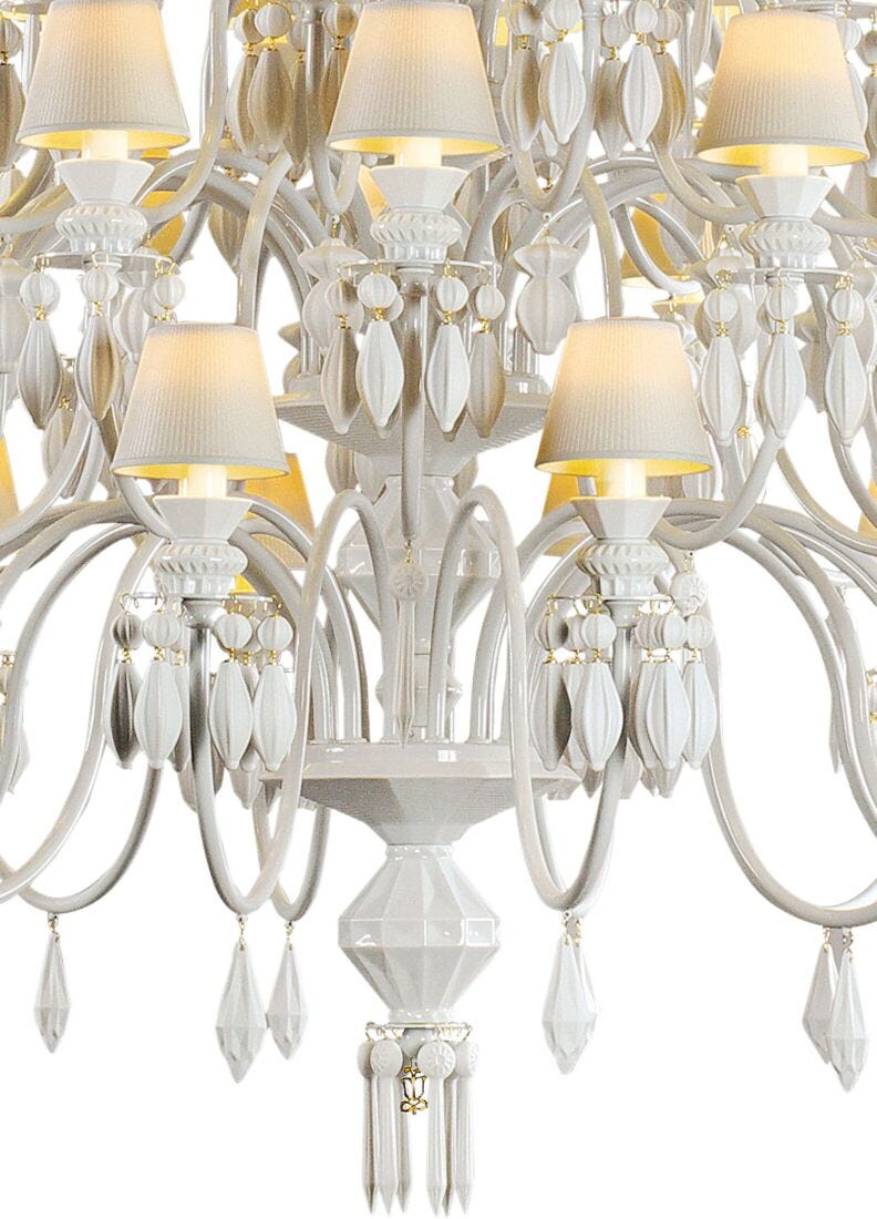 Belle de Nuit 56 Lights Chandelier. White (US), 5 of 5
