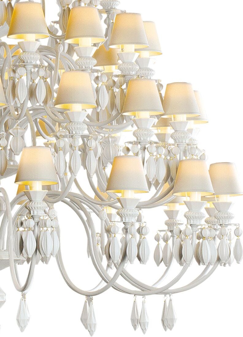 Belle de Nuit 56 Lights Chandelier. White (US), 4 of 5