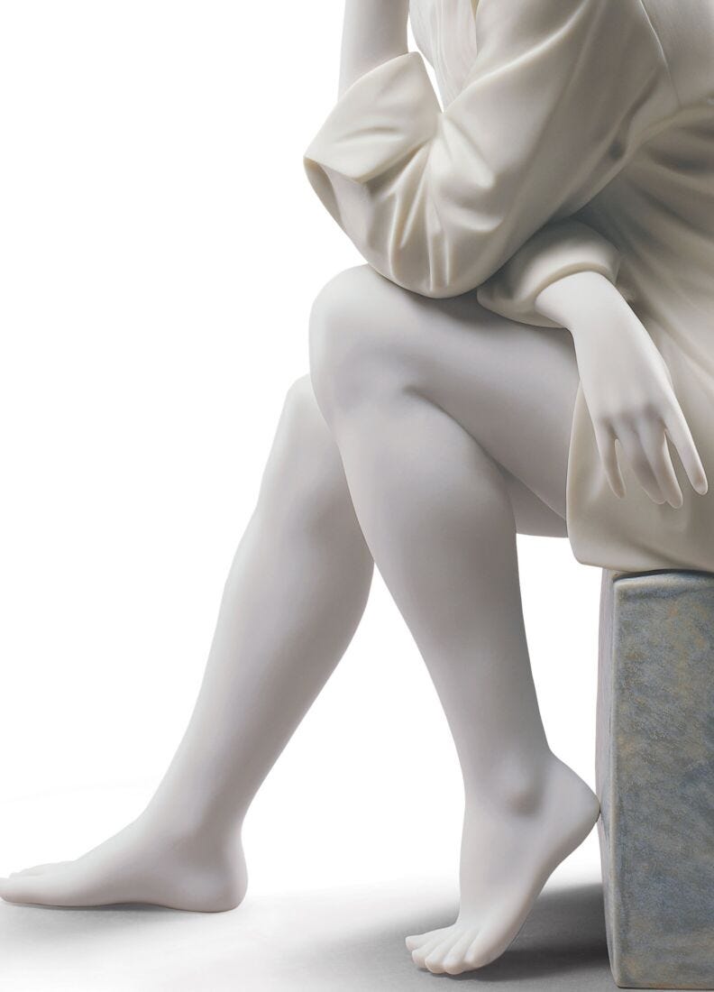 In My Thoughts Woman Figurine, 3 of 5