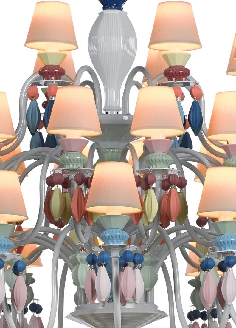 Chandelier Belle de Nuit 40 luces. Multicolor (CE/UK), 4 de 5