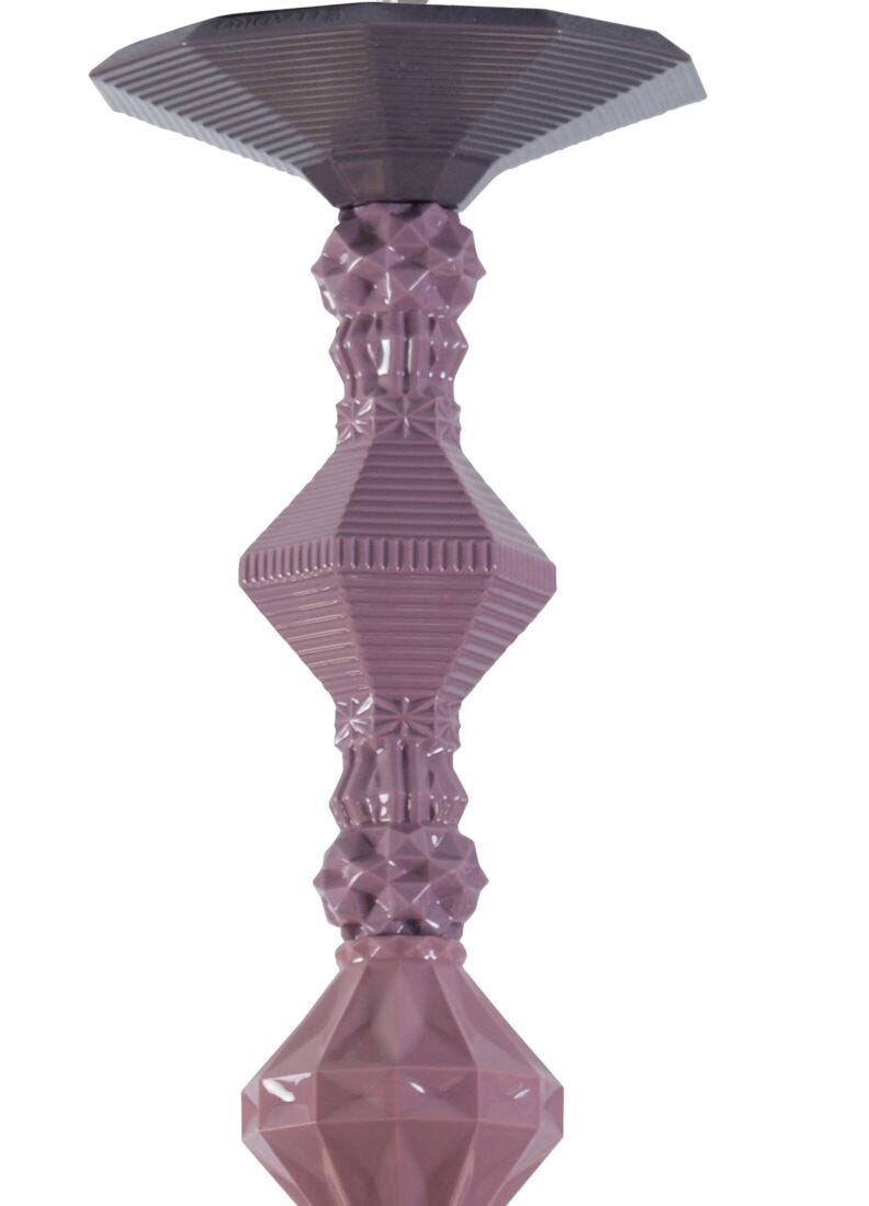 Chandelier Belle de Nuit 12 luces. Rosa (CE/UK/CCC), 3 de 5