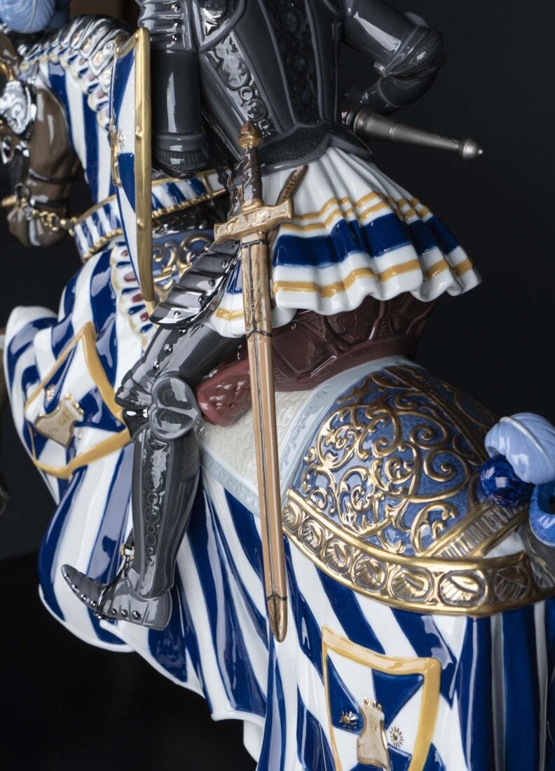 Scultura Cavaliere medievale. Serie Limitata, 4 di 7