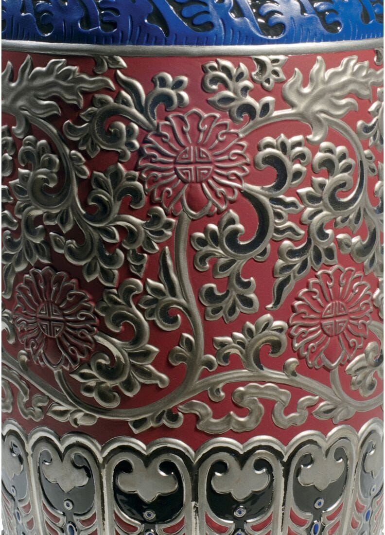 Jarrón Oriental. Rojo. Serie limitada, 5 de 5