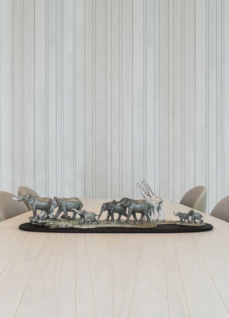 Escultura manada Sabana africana, 3 de 5