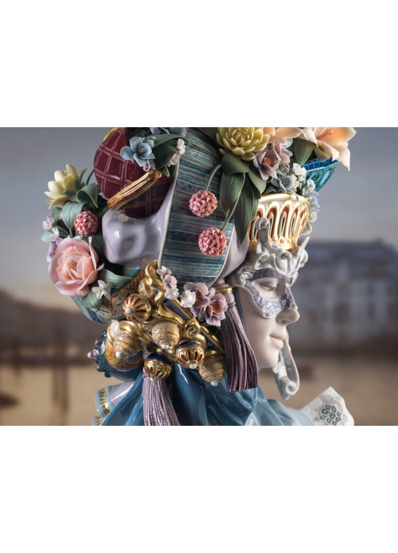 Escultura mujer Fantasía veneciana. Serie limitada, 4 de 5