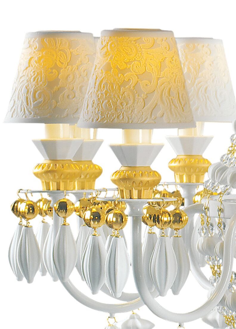 Chandelier Winter Palace 12 luci. Lustro oro (CE/UK/CCC), 5 di 5