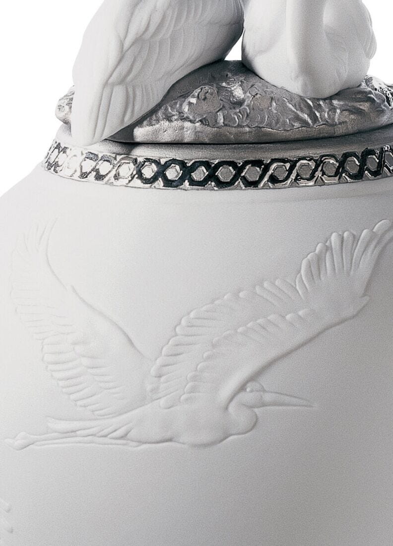 Tibor garzas reales. Lustre plata, 3 de 5
