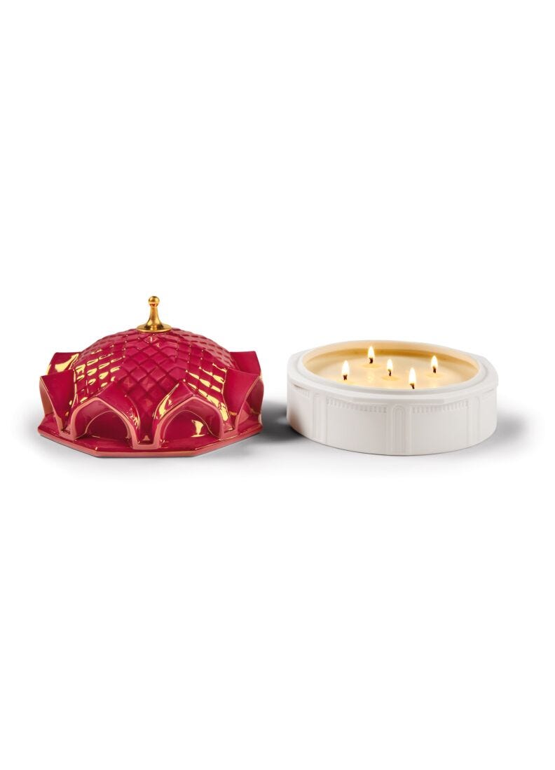 Scheherazade's Quarters Candle 1001 Lights (peony). Night approaches Scent, 2 of 5