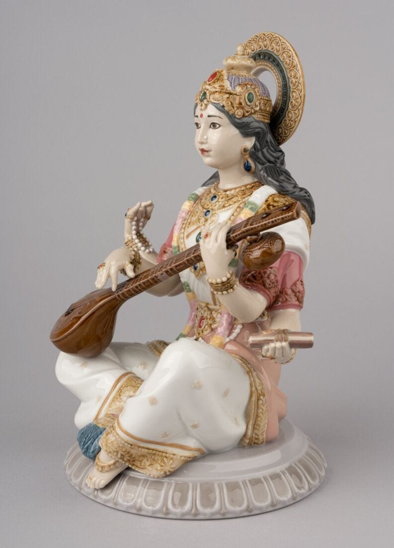 Goddess Saraswati Figurine, 4 of 8
