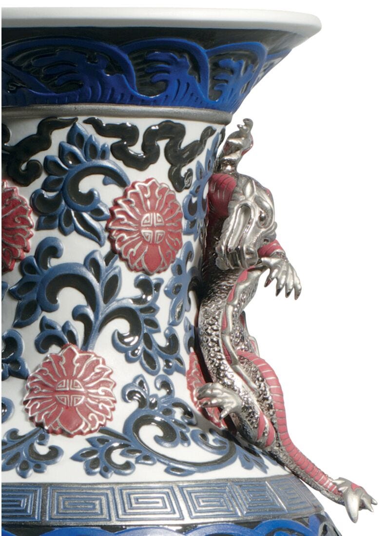 Jarrón Oriental. Rojo. Serie limitada, 1 de 5