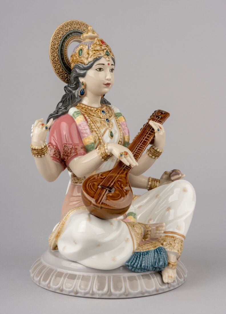 Goddess Saraswati Figurine, 3 of 8