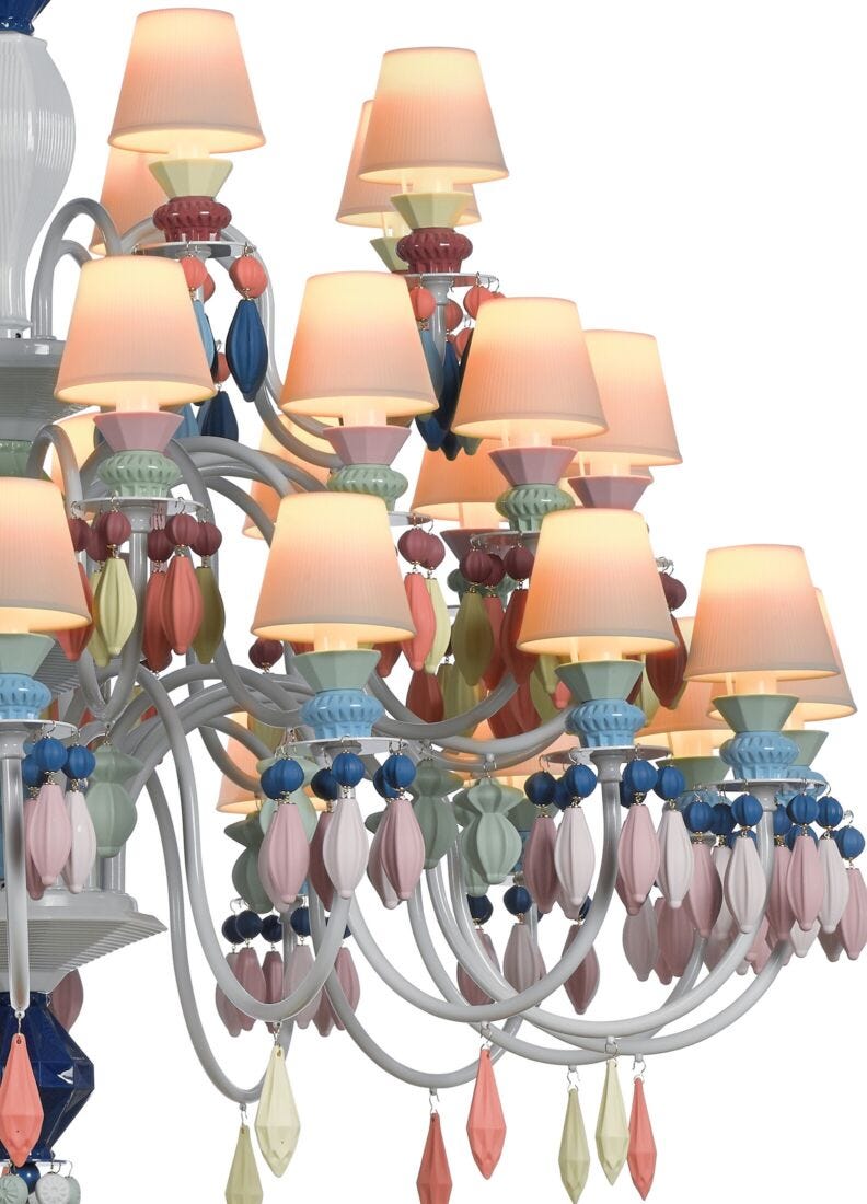 Chandelier Belle de Nuit 40 luces. Multicolor (CE/UK), 1 de 5
