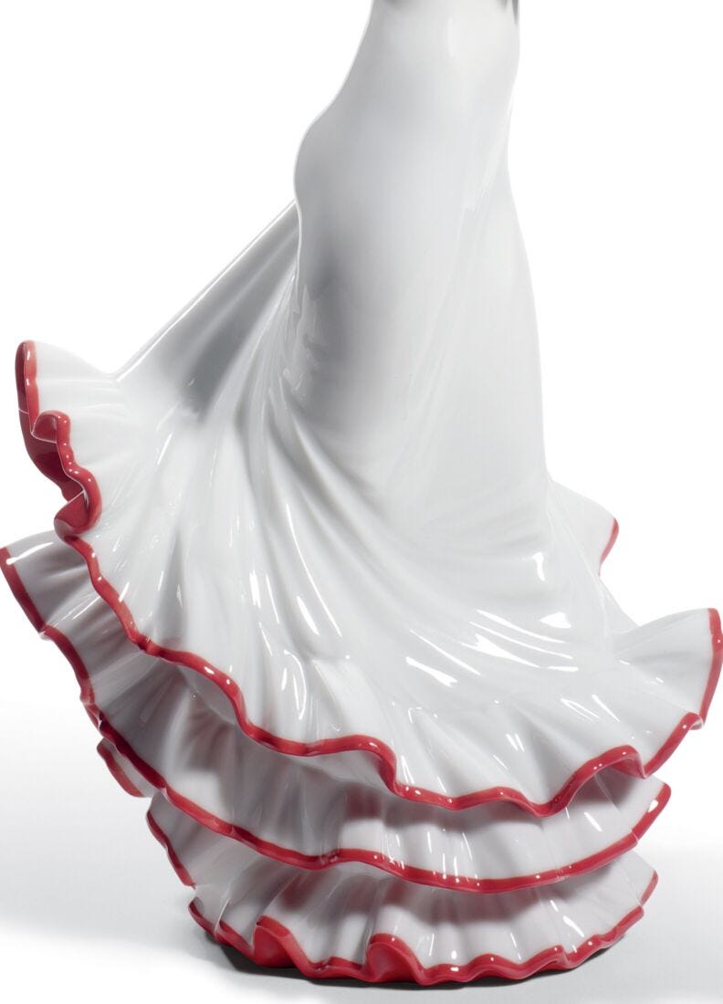 Passion and Soul Flamenco Woman Figurine. 60th Anniversary. Red, 5 of 7