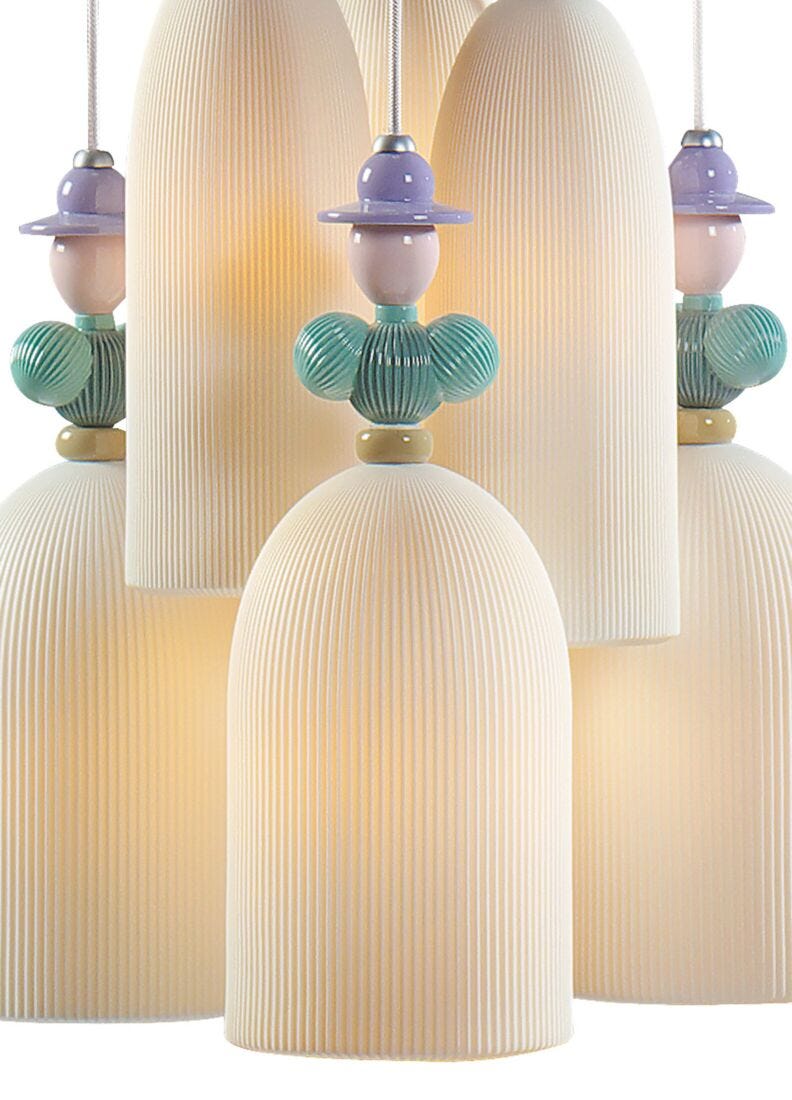 Mademoiselle 6 Lights Gathering in The Lawn Ceiling Lamp (US), 3 of 5