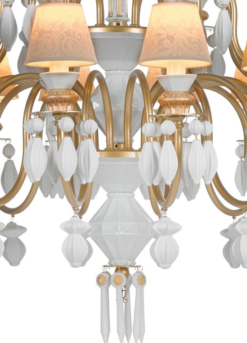 Chandelier Belle de Nuit 24 luces. Lustre oro (CE/UK/CCC), 5 de 5