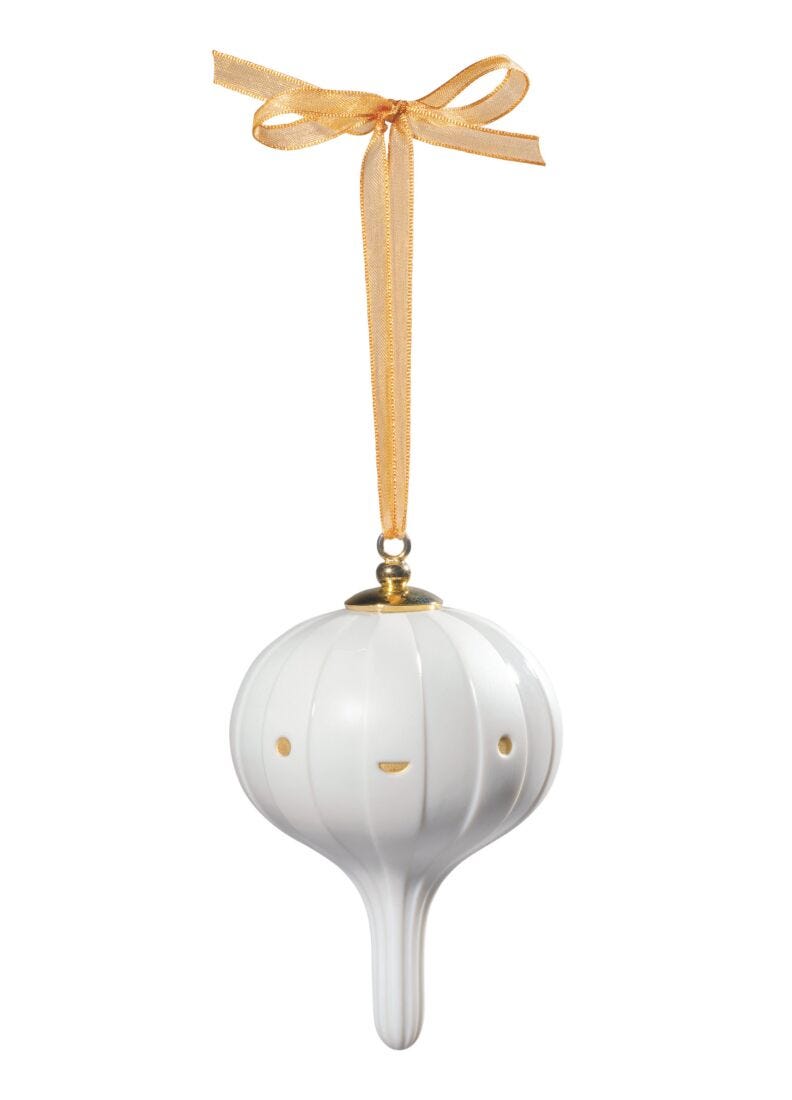 Christmas Ornament 3 by Friends With You. Golden Lustre and White, 1 of 2