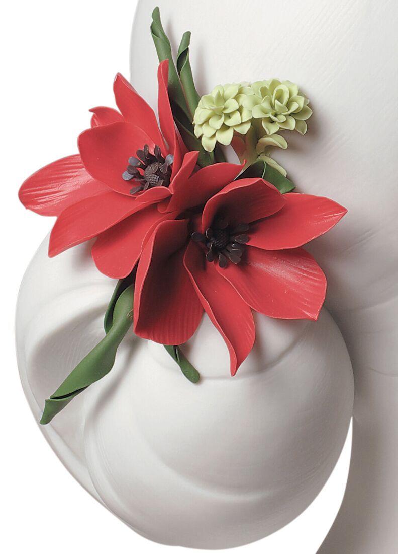 Lily with Flowers Woman Bust, 1 of 2