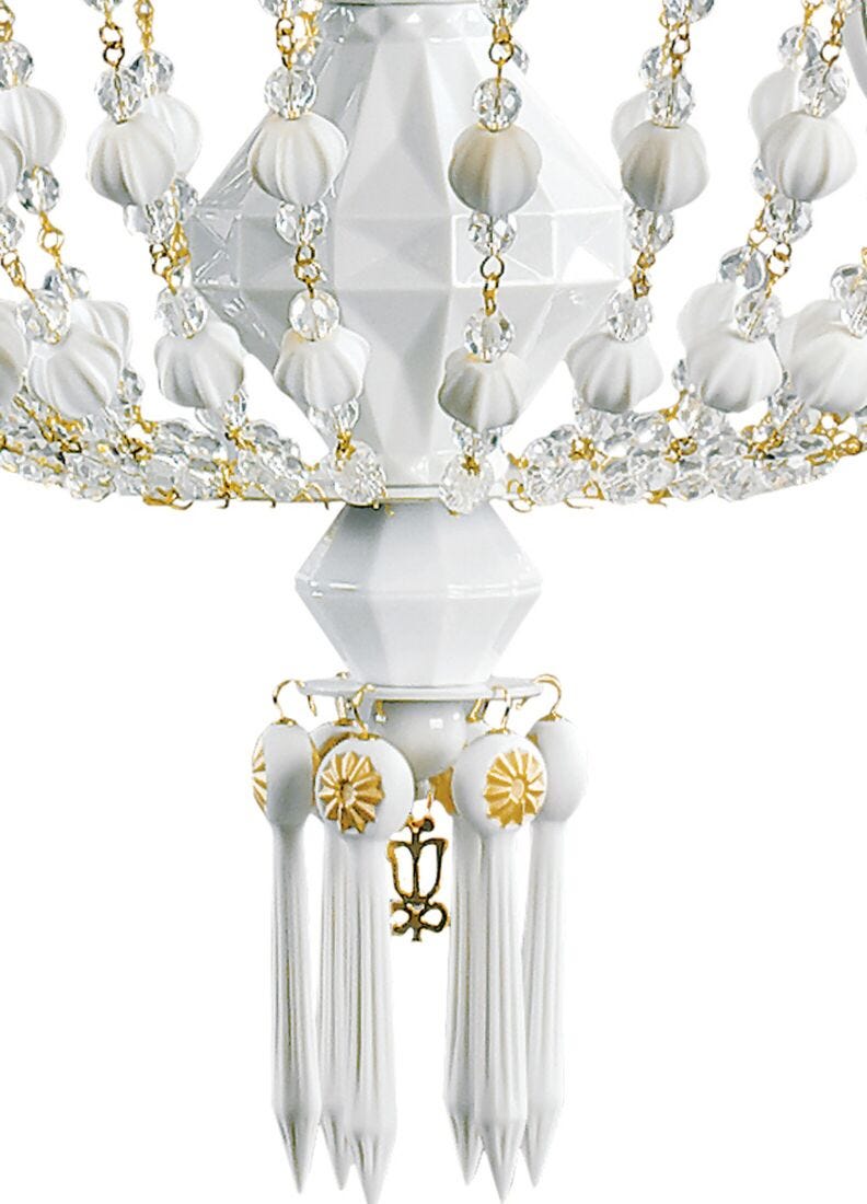 Chandelier Winter Palace 6 luces. Lustre oro (US), 5 de 5