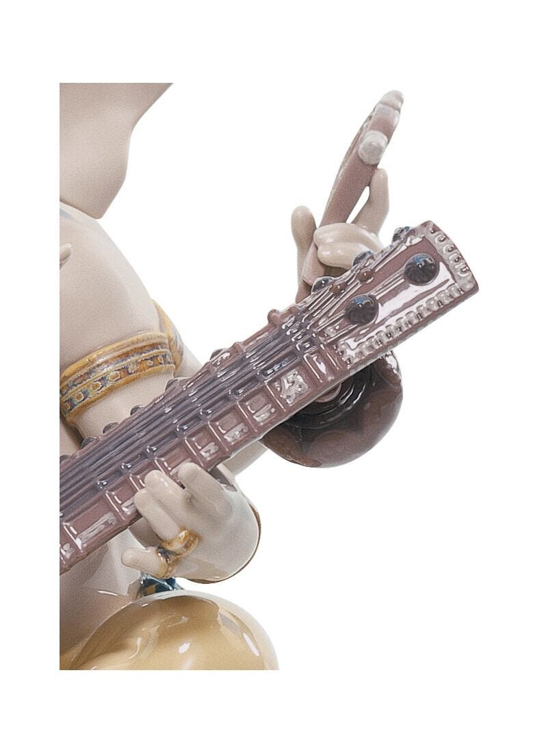 Veena Ganesha Figurine, 3 of 6