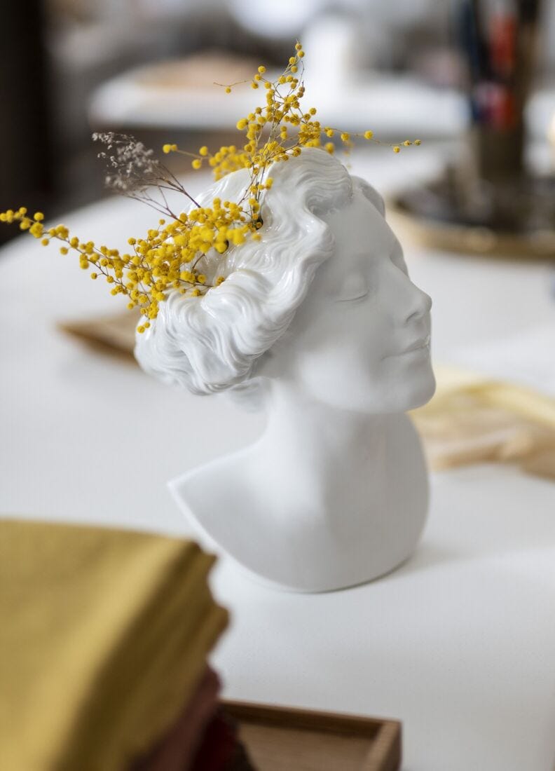 Jarrón busto mujer Daisy, 1 de 5