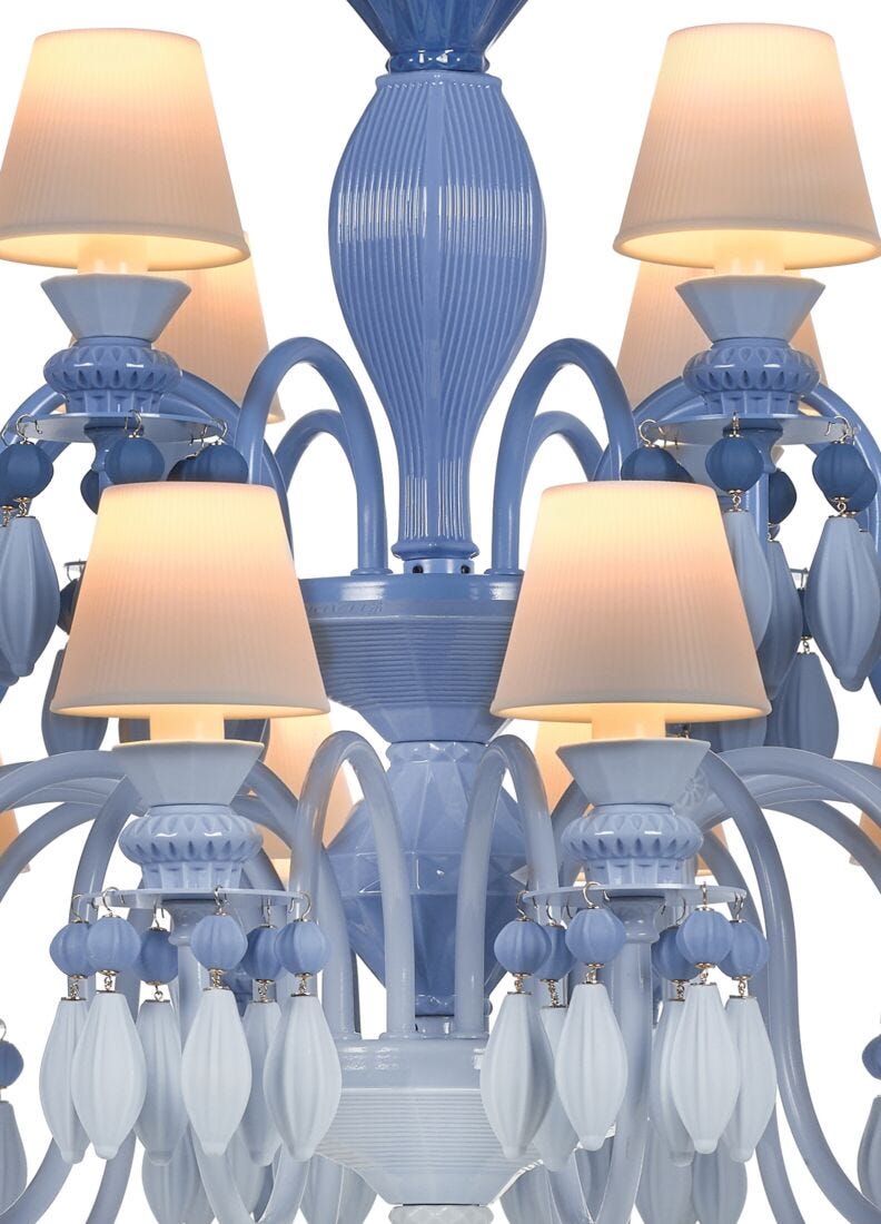 Chandelier Belle de Nuit 24 luces. Azul (CE/UK/CCC), 4 de 5