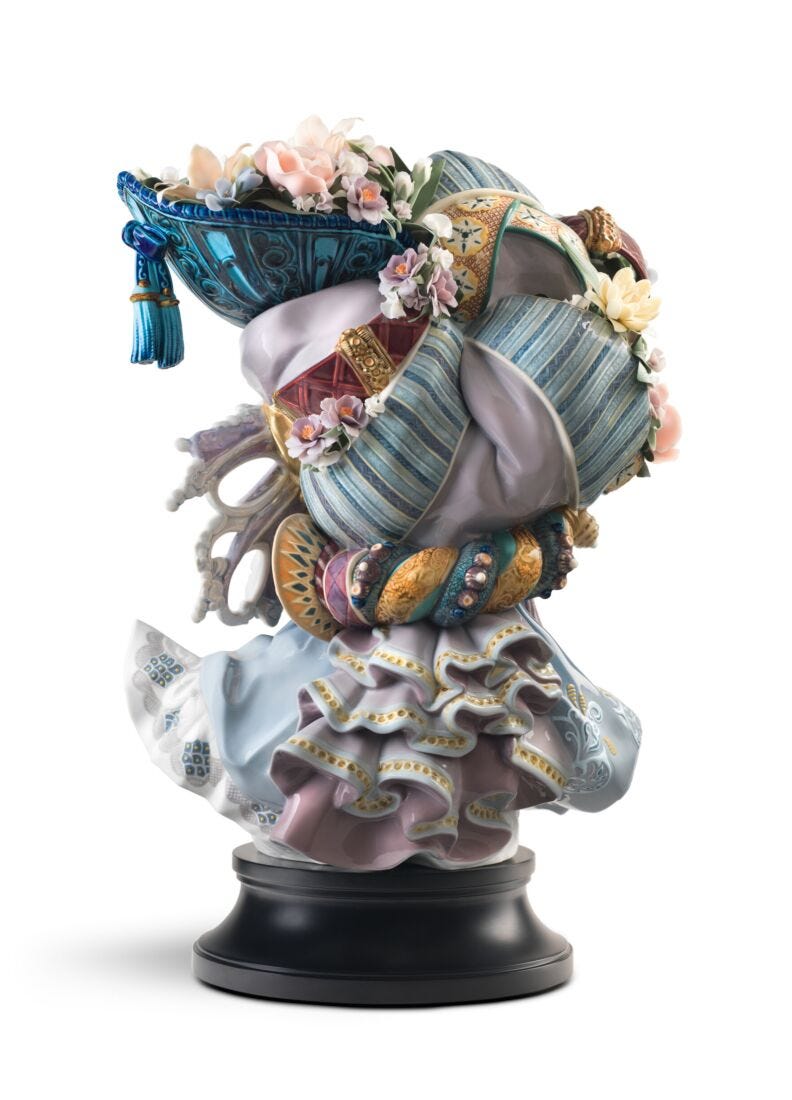 Escultura mujer Fantasía veneciana. Serie limitada, 2 de 5