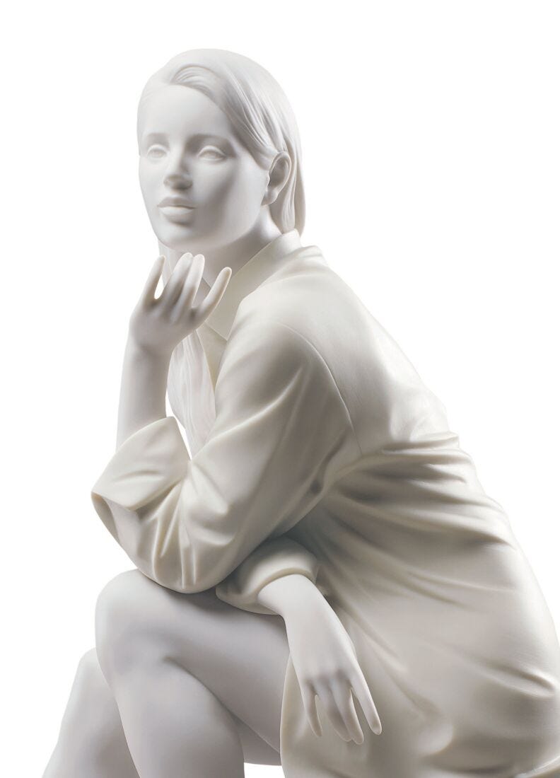 In My Thoughts Woman Figurine, 5 of 5