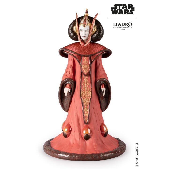 Queen Amidala™ in the Throne Room Sculpture. Limited Edition in Lladró