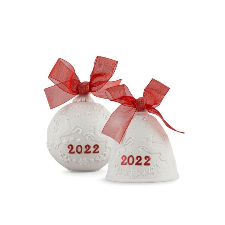 2022 Christmas Set. Red in Lladró