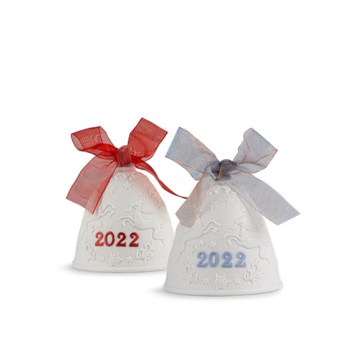 2022 Christmas Bell Set in Lladró